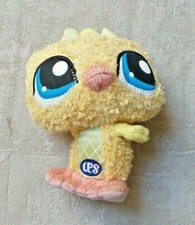 PETSHOP LPS PLUSH BLANKET BABY CHICK DUCK YELLOW 14 CM CIRCA 2009 HASBRO