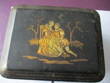 Ancienne Boite a Bijoux Bois