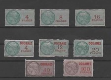 FISCAUX  DOUANES NEUFS COTE plus de  400€