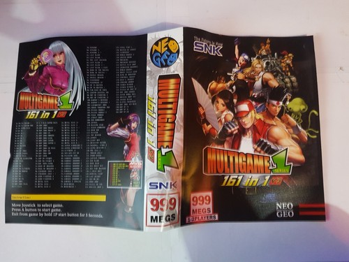 Neo geo mvs 161 - geo, –