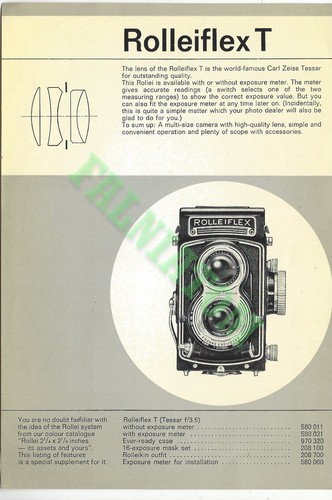 Vintage rolleiflex - rolleiflex, t