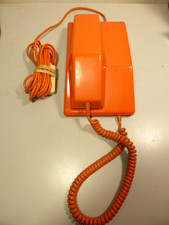 Téléphone Orange  Contempra vintage cadran années 70