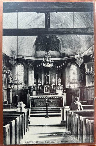 Cpa freneuse eglise - freneuse, le