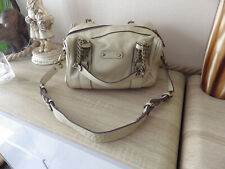 SAC A MAIN FEMME  LUXE MARQUE ABACO PARIS MODELE  ARY SCOT CUIR COULEUR MASTIC 