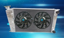 Alu Radiator+FAN FOR VW GOLF