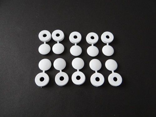 Cache blanc rivet vis - cache,