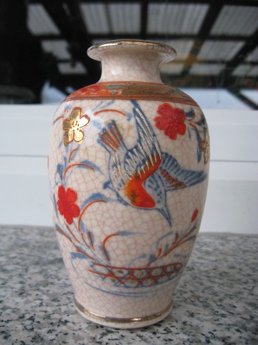 Vase craquelé asiatique - vase,