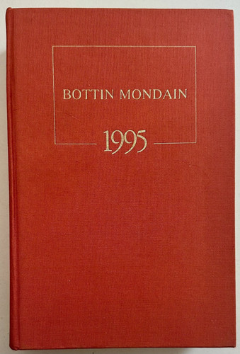 Bottin mondain 1995 - bottin,