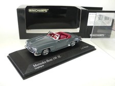MERCEDES 190 SL CABRIOLET 1955 Gris MINICHAMPS 1:43