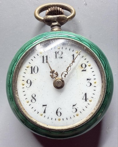 Vtg green enamel argent doer - vtg,