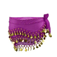 Ceinture Danse Orientale Femme Écharpe de Hanche en Mousseline avec 128 Pièce...