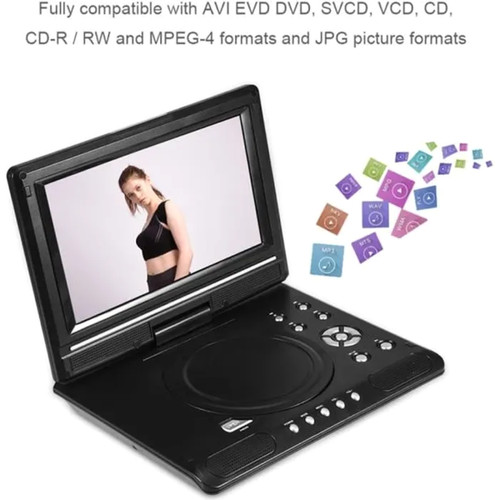 Lecteur dvd portable lcd hd - lecteur,