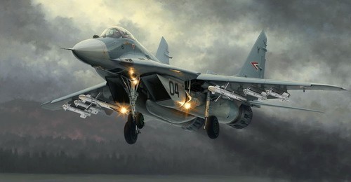 Trumpeter mig 29a - trumpeter, fulcrum