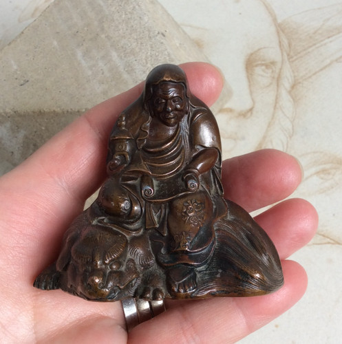 Ancien sujet homme assis sur - sujet,