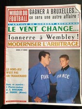 Miroir du Football n°61 du 12/1964; US Boulogne en couleurs/ Belgique-Angleterre