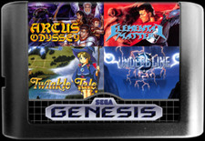 Arcus Odyssey Elemental Master Twinkle Tale Undeadline For Sega Genesis NTSC-U/C