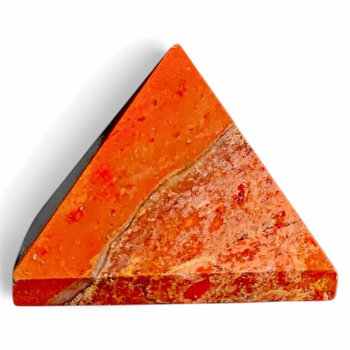 Pyramide cristal jaspe - cristal, de