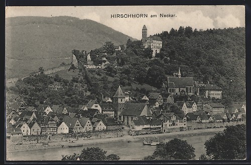 Corne cerf sur neckar - cerf,