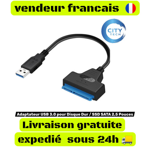 Adaptateur usb pour disque - adaptateur,