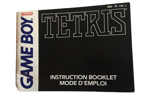 Notice jeu game boy tetris - notice,