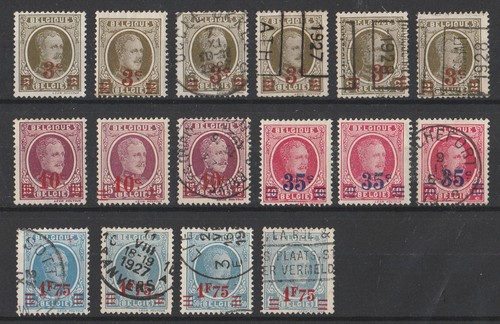 Belgium stamps ocb - belgium, ocb/cob#