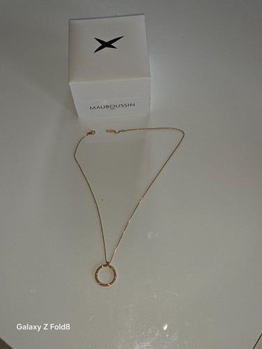 Pendentif mauboussin rose - pendentif, or