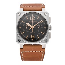 Bell & Ross BR03-94 Chrono Black Dial Auto 42mm Men's Watch BR0394-ST-G-HE/SCA