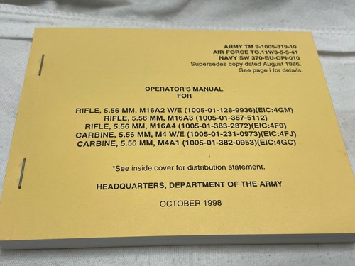 Operators owners manual - owners,