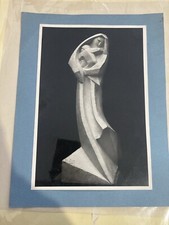 PHOTO SCULPTURE ART DECO PLATO LOUIS ANDRE MARGANTIN INDEPENDENT ARTIST 1966