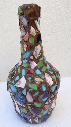 Ancienne bouteille verre - bouteille,
