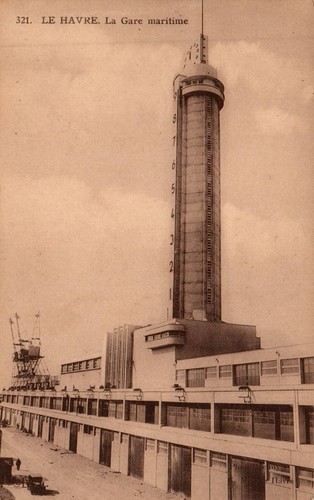 Cpa havre la - havre, gare