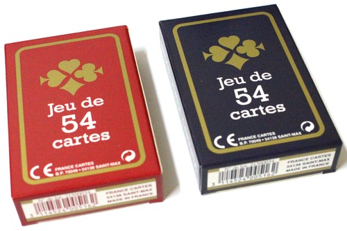 Lot jeux 54 cartes - lot,