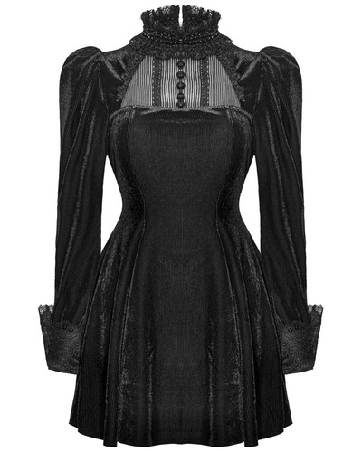 Robe mini gothique courtesane - gothique,