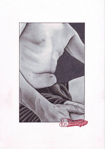 Croquis dessin art masculin - croquis, nu
