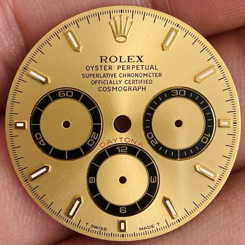 Rolex champagne dial - dial, tritium