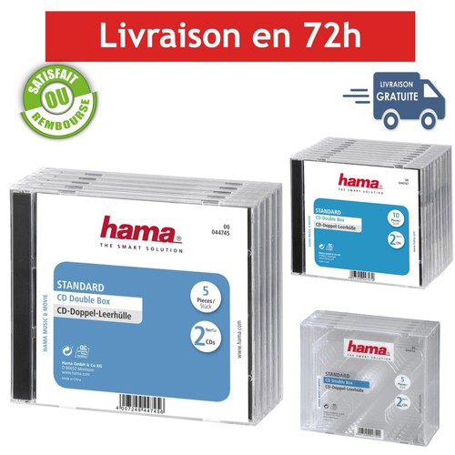 Hama boîtier standard - cd,