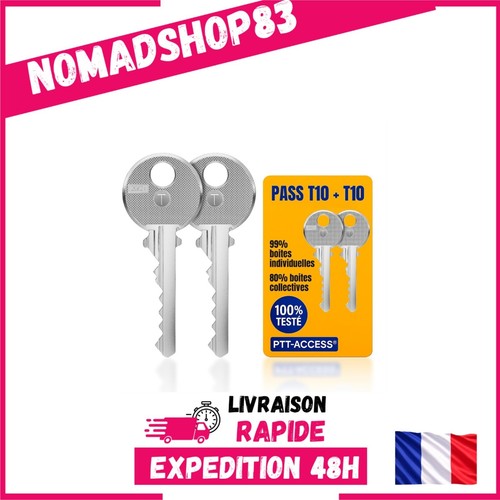 Clé pass ptt t10 - clé, 2