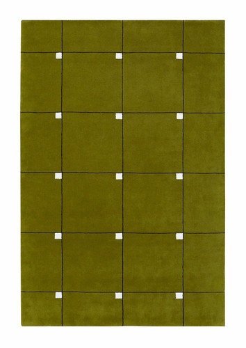 Tapis laine olive - en,
