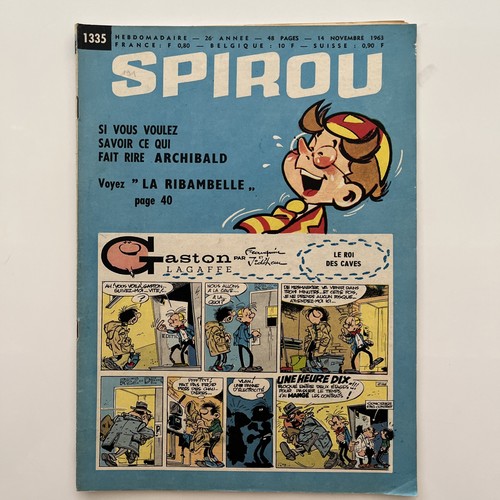 Spirou hebdomadaire 1335 - spirou,