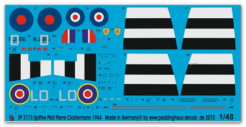 Peddinghaus decals 2173 - peddinghaus-decals, 1/48
