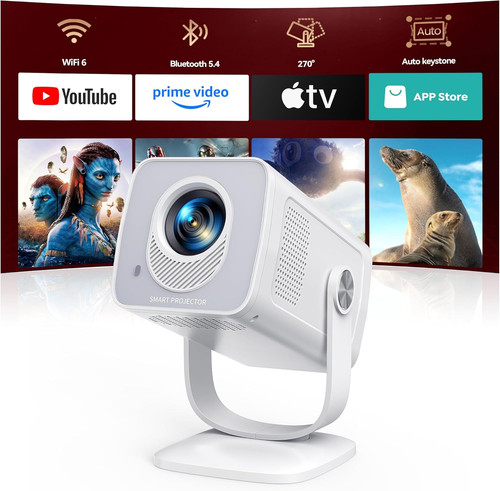 Mini projecteur app - mini, 4k【app