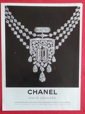 CHANEL Diamond Jewelry Press Advertising 55.55 Carats for 100 Years of Perfume No. 5