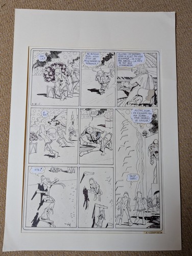 Planche originale robert gigi - robert,