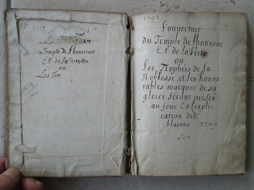 Vers 1600 les - vers, :