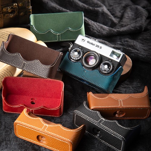Handmade genuine leather half - handmade,