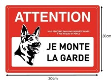 Panneau Attention au Chien