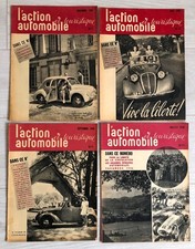 4x Revues L'ACTION AUTOMOBILE