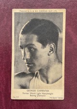 A&BC-1954-ALL SPORTS-BOXING STAR-# 117 ~ GEORGES CARPENTIER ~ VGC
