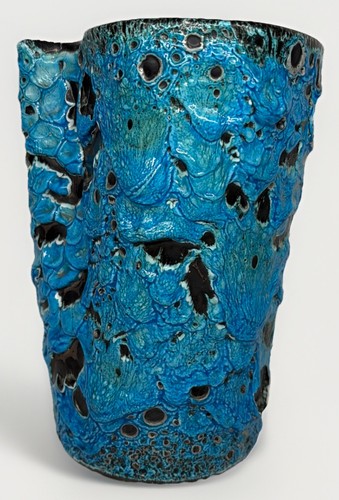 Rare vase émaux écume de - vase,