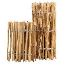 Palissade Châtaignes Clôture Bois Noisette Lattes Jardin Rouler Clôtures Porte